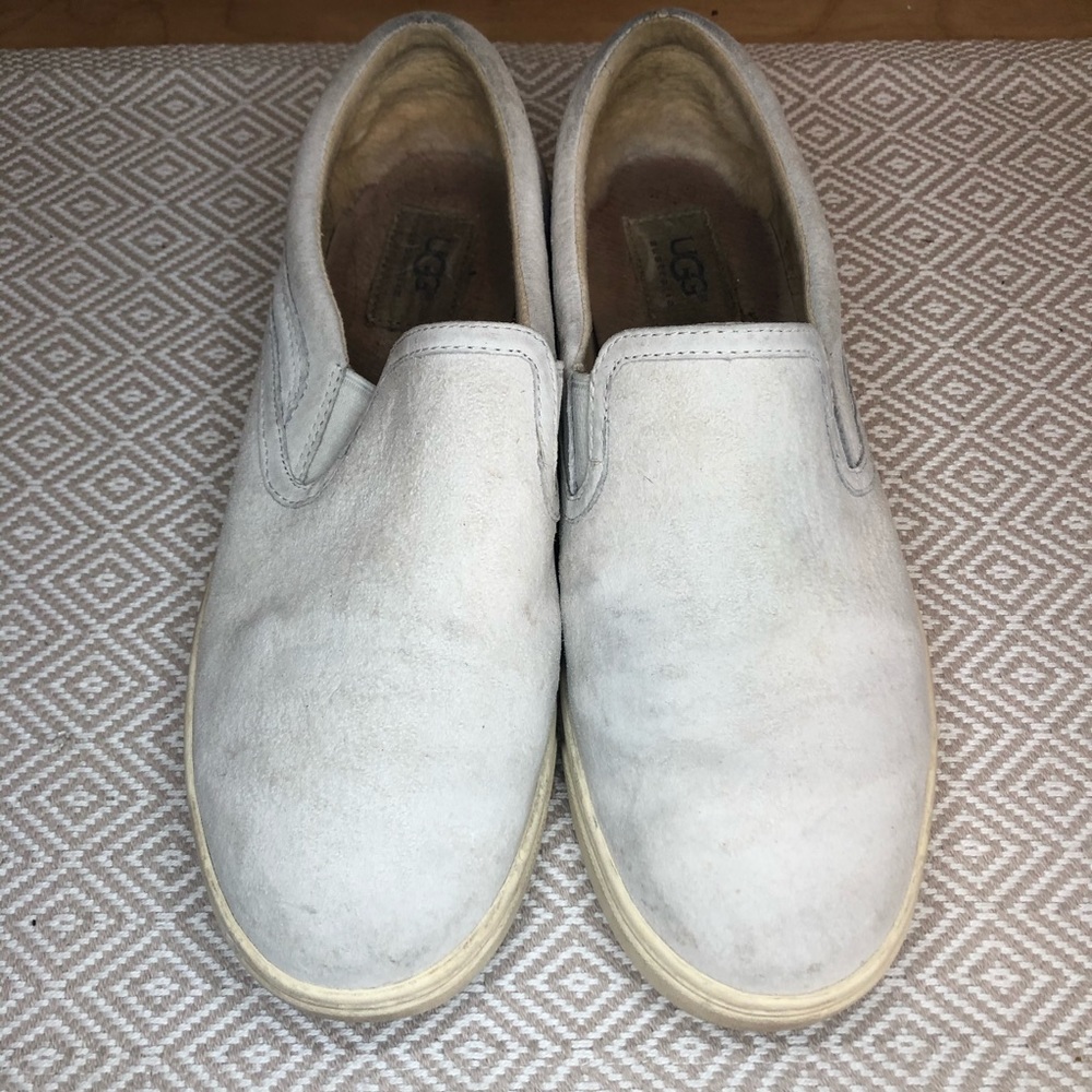 UGG Sand Beige Suede Bracken Loafers